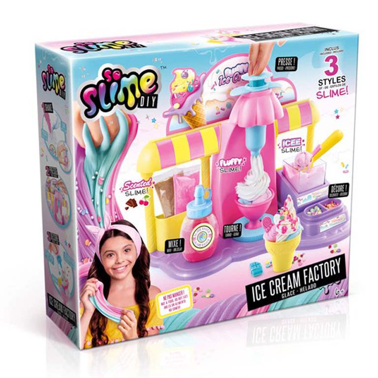 SET DE MANUALIDADES SLIME FÁBRICA HELADO